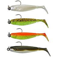 Gunki G´Bump Ready Rig, 8cm, 5.8g, Dark Water, 4pcs - Rubber Bait