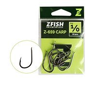 Zfish Carp Hooks Z-659 1/0-ás méret 10 db - Horog