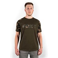 FOX Raglan Khaki/Camo Sleeve T-Shirt - T-Shirt