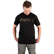 FOX Black/Camo Print T-Shirt, size XL - T-Shirt
