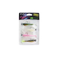 FOX Rage Mini Fry Loaded, 7cm, 5g, Size 1/0, UV Mixed Colours, 4pcs - Rubber Bait