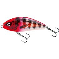 Salmo Fatso, Floating, 10cm, Holo Red Head Striper - Wobbler