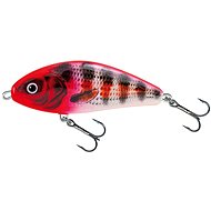Salmo Fatso, Sinking, 10cm, Holo Red Head Striper - Wobbler