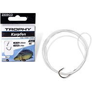 Zebco Trophy Carp Hook-to-Nylon, Size 6, 0.28mm, 70cm, 8pcs - Rig