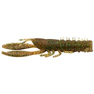 FOX Rage Floating Creature Crayfish 9cm UV Green Pumpkin 5pcs - Rubber Bait