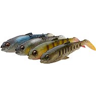 Savage Gear Craft Cannibal Paddletail 12,5cm 20g Clear Water Mix 4pcs - Rubber Bait