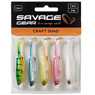 Savage Gear Craft Shad 7,2cm 2,6g Dark Water Mix 5pcs - Rubber Bait