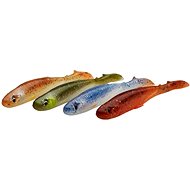 Savage Gear Slender Scoop Shad 15cm 17g Clear Water Mix 4pcs - Rubber Bait