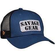 Savage Gear Logo Badge Cap Teal Blue - Baseball Cap