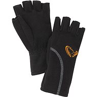 Savage Gear Wind Pro Half Finger XL Black - Fishing Gloves