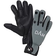 DAM Neoprene Fighter Glove L Black/Grey - Fishing Gloves