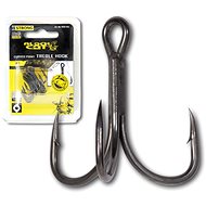Black Cat Curved Point Treble Hook DG Size 2/0 5pcs - Triple-Hook