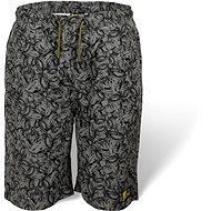 Black Cat Beach Shorts Grey/Black Velikost XXL - Kraťasy
