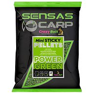 Sensas Mini Sticky Pellets Power Green 700g - Pellets