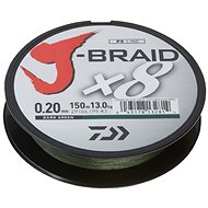 Daiwa J-Braid X8 0,18mm 12,5kg 150m Dark Green - Šňůra