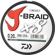 Daiwa J-Braid X8 0,24mm 22kg 300m Dark Green - Šňůra