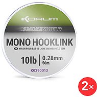 KORUM Smokeshield mono Hooklink, 50 m, 0,33 mm, 15 lb 2 pcs - Fishing Line