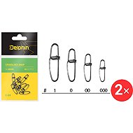 Delphin Crosslock Snap C-03 Size 000, 2 × 10 pcs - Snap Hook