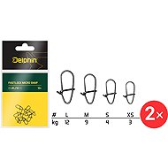 Delphin Fastlock Micro Snap Size M 9 kg 2 × 10 pcs - Snap Hook
