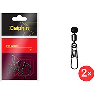 Delphin FDR Glider 2 × 5 pcs - Snap Hook