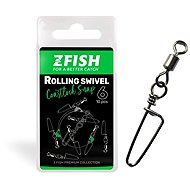 Zfish Rolling Swivel & Coastlock Snap, size 12, 2 × 10 pcs - Swivel