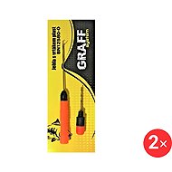 Graff Plastic needle with drill bit Orange 2 pcs - Baiting Needle