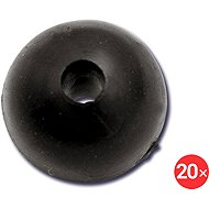 Black Cat Rubber Shock Bead 10 mm 2 × 10 pcs - Bead (Charm)
