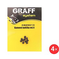 Graff Rubber balls Size 4, 4 × 10 pcs - Rubber ball