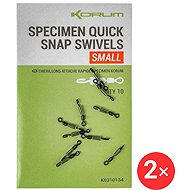 Korum Specimen Quick Snap Swivels Small 2 × 10 pcs - Swivel