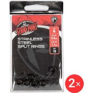 FOX Rage Strike Point Stainless Steel Split Ring M, 2 × 10 pcs - O-Ring