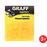 Graff Floating corn yellow 3 × 10 pcs - Artificial bait