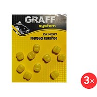 Graff Floating Corn Lux M 3 × 10 pcs - Artificial bait