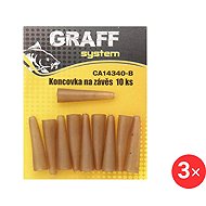 Graff Hanger end cap Brown, 3 pcs - Sleeve