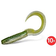 Delphin TwistaX Eeltail UVs 6 cm Aggressor, 2 × 5 pcs - Rubber Bait
