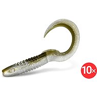 Delphin TwistaX Eeltail UVs 6 cm Booty, 2 × 5 pcs - Rubber Bait