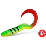 Delphin TwistaX Eeltail UVs 6 cm Perchy, 2 × 5 pcs - Rubber Bait