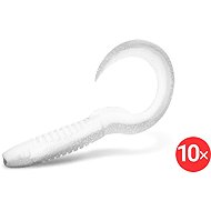 Delphin TwistaX Eeltail UVs 6 cm Yeti, 2 × 5 pcs - Rubber Bait
