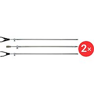 Mivardi - Metal fork with thread 90 cm, 2 pcs - Fishing Bank Stick