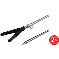 Delphin Fork with holder front 50 - 90 cm, 2 pcs - Fishing Bank Stick