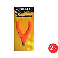 Graff Corner rubber U Orange, 2 pcs - Rod Rest