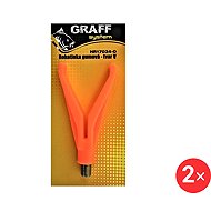 Graff Cornet rubber V Orange, 2 pcs - Rod Rest