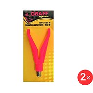 Graff Plastic cornet V Pink, 2 pcs - Rod Rest