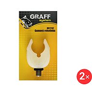 Graff Fluo rubber horn, 2 pcs - Rod Rest