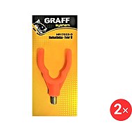 Graff Plastic cornet U Orange, 2 pcs - Rod Rest