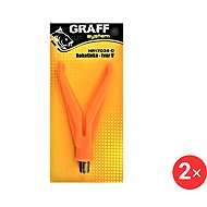 Graff Plastic cornet V Orange, 2 pcs - Rod Rest