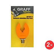 Graff Rubber Horn Big Carp Orange, 2 pcs - Rod Rest