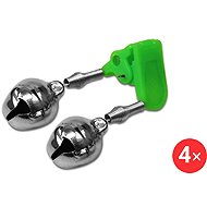 Delphin Roll with plastic clip 18 mm, 4 pcs - Bells