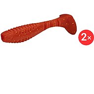 Delphin Karma UVs, 8 cm, Berry, 2 pcs - Rubber Bait