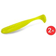 Delphin Zandera UVs, 10 cm, Yella, 2 pcs - Rubber Bait