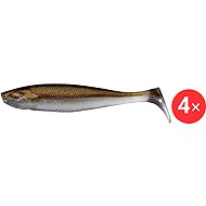 Gunki Bumpy 7,6 cm, 3,9 g, Crystal Brown, 4 pcs - Rubber Bait